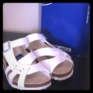 Birkenstock Pisa-white 38 PRICE DROP